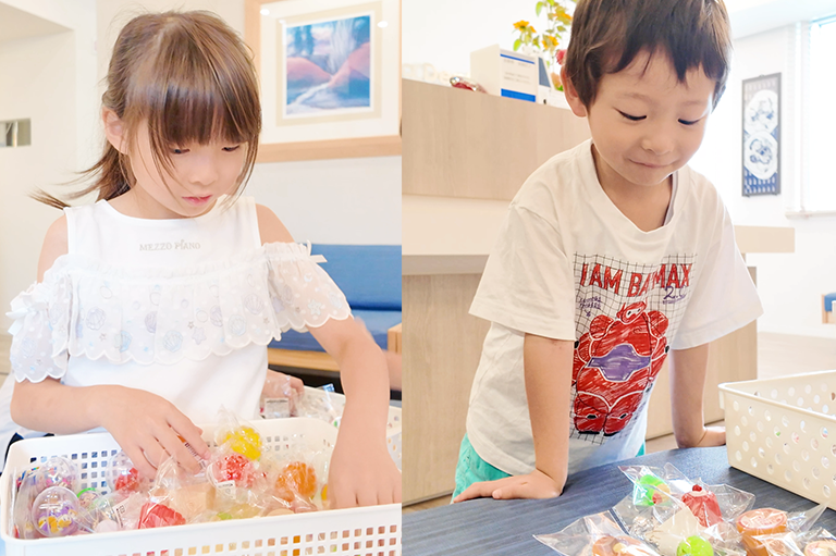 頑張ったお子さまにはプレゼント